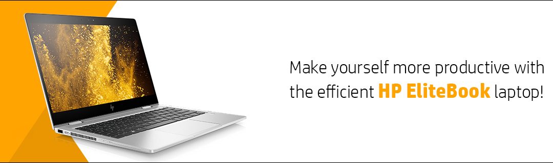 Make yourself more productive with the efficient HP EliteBook laptop!